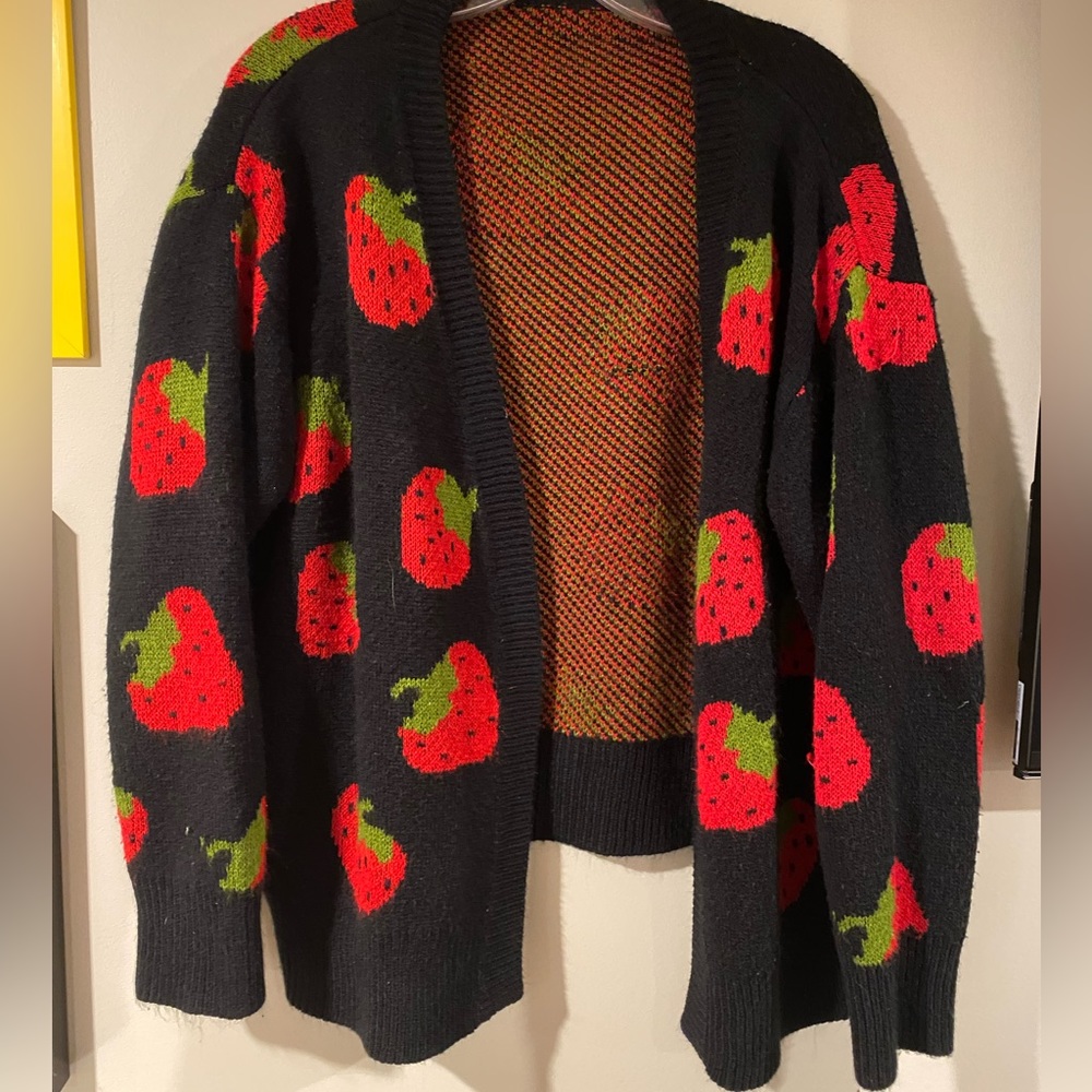 Strawberry Cardigan